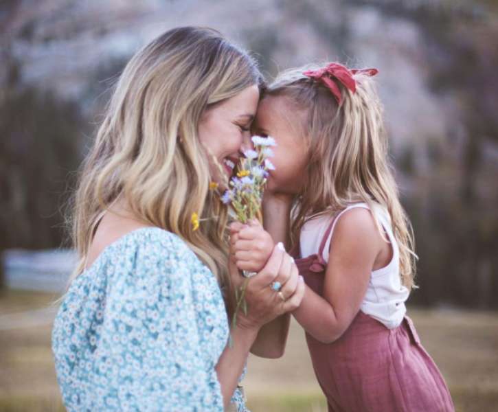 Matka i córka puzzle online ze zdjęcia