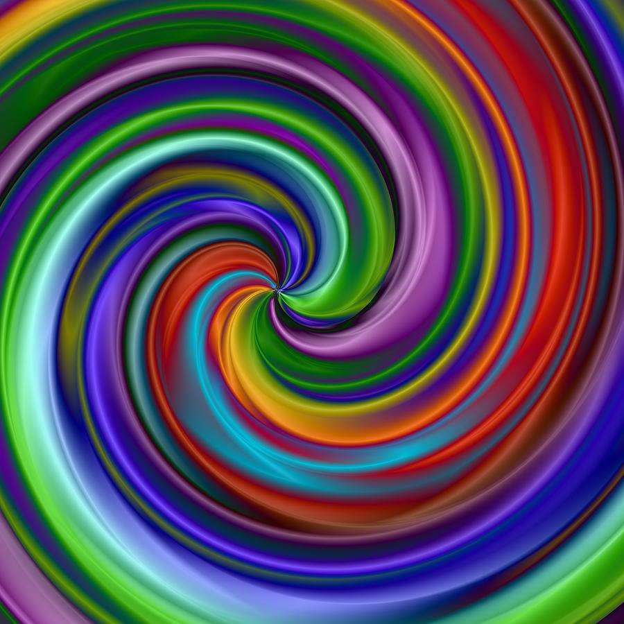 Hipnotyczna spirala puzzle online ze zdjęcia