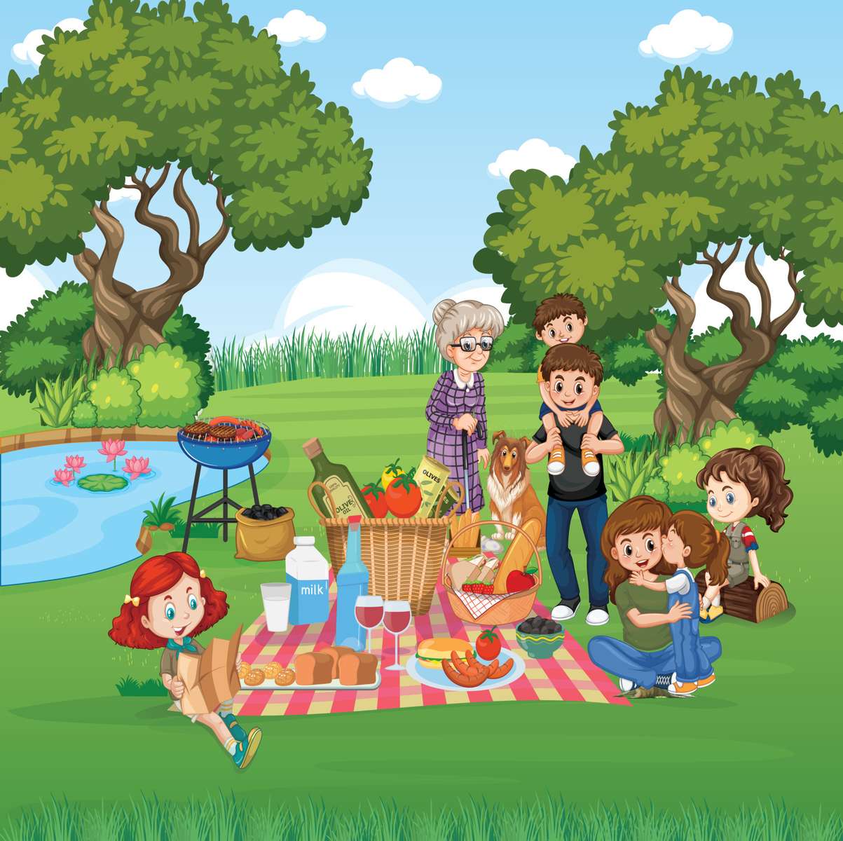 Piknik Rodzinny puzzle online