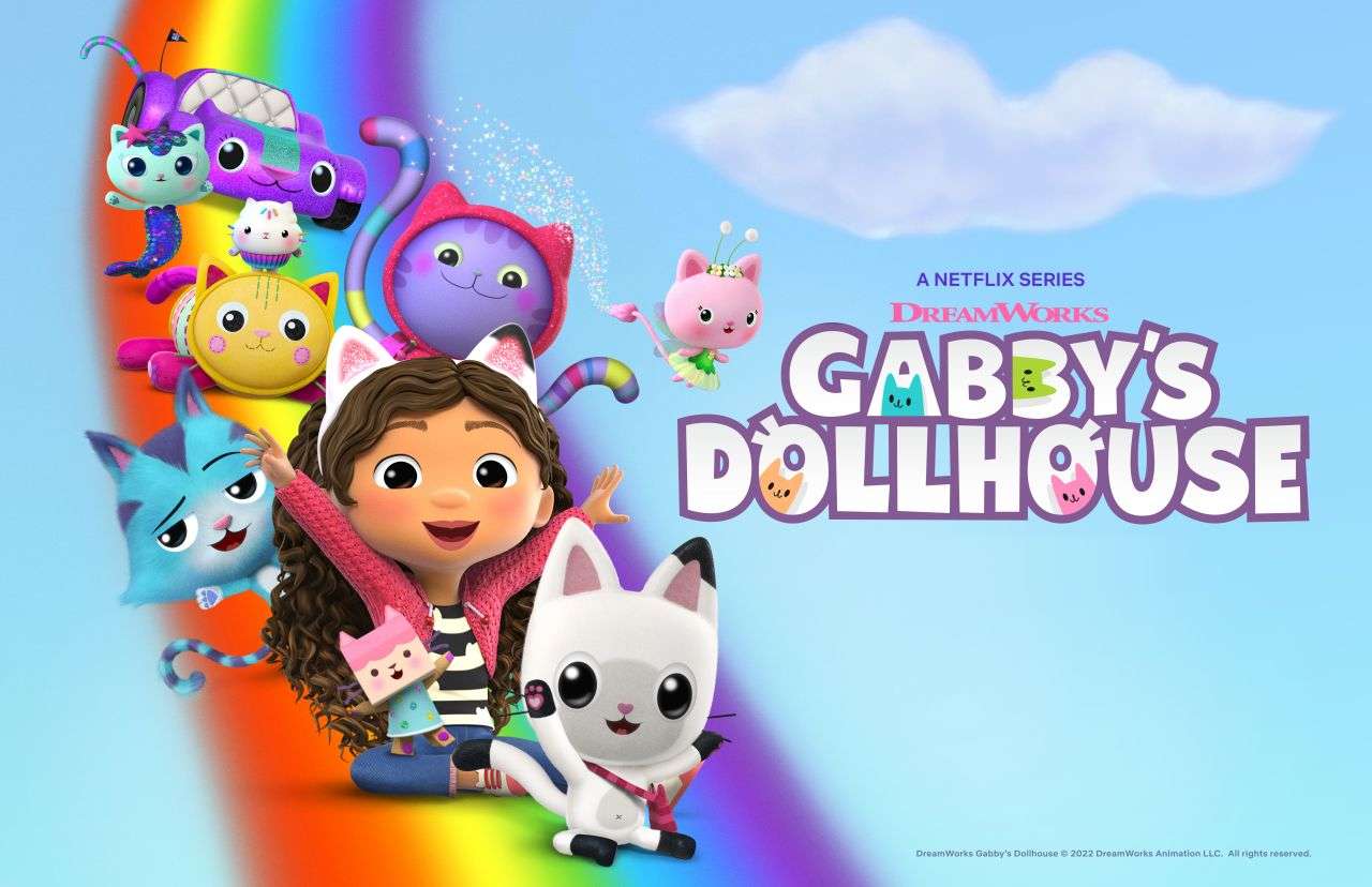 Gabby domek dla lalek puzzle online