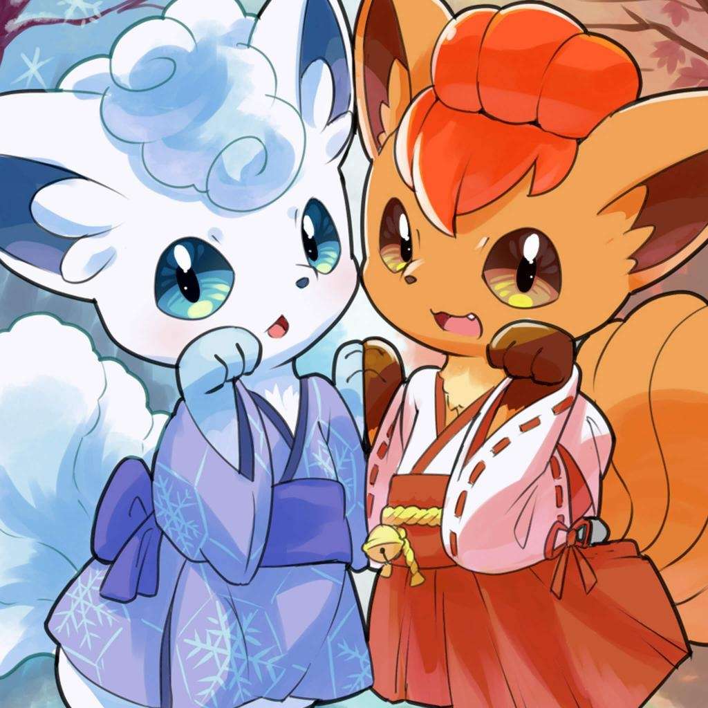 pokemon Vulpix puzzle online ze zdjęcia