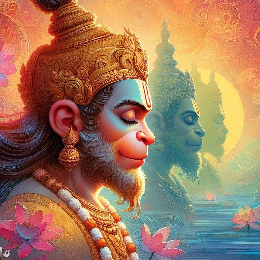 Zagadka Hanumana puzzle online ze zdjęcia