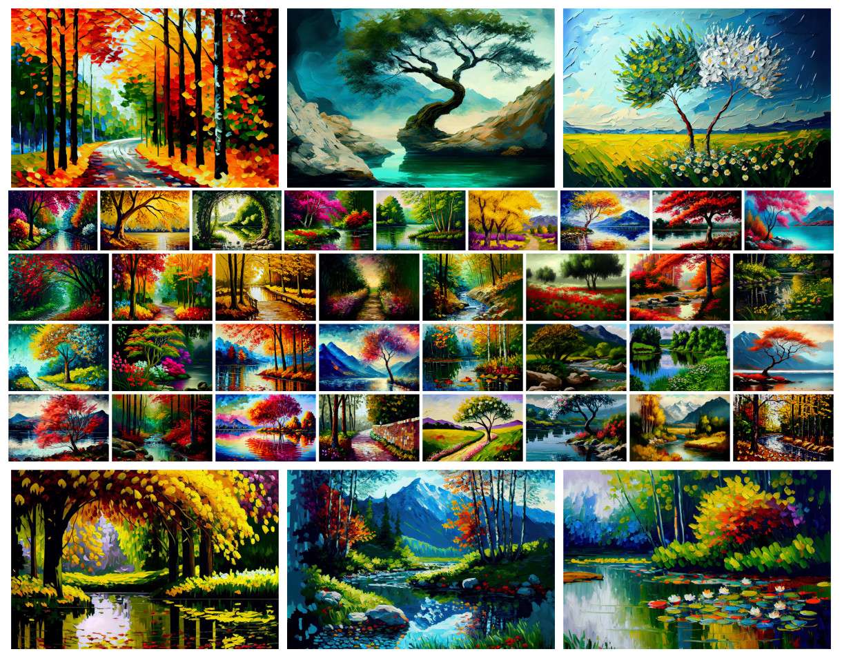 Malowanie natury puzzle online