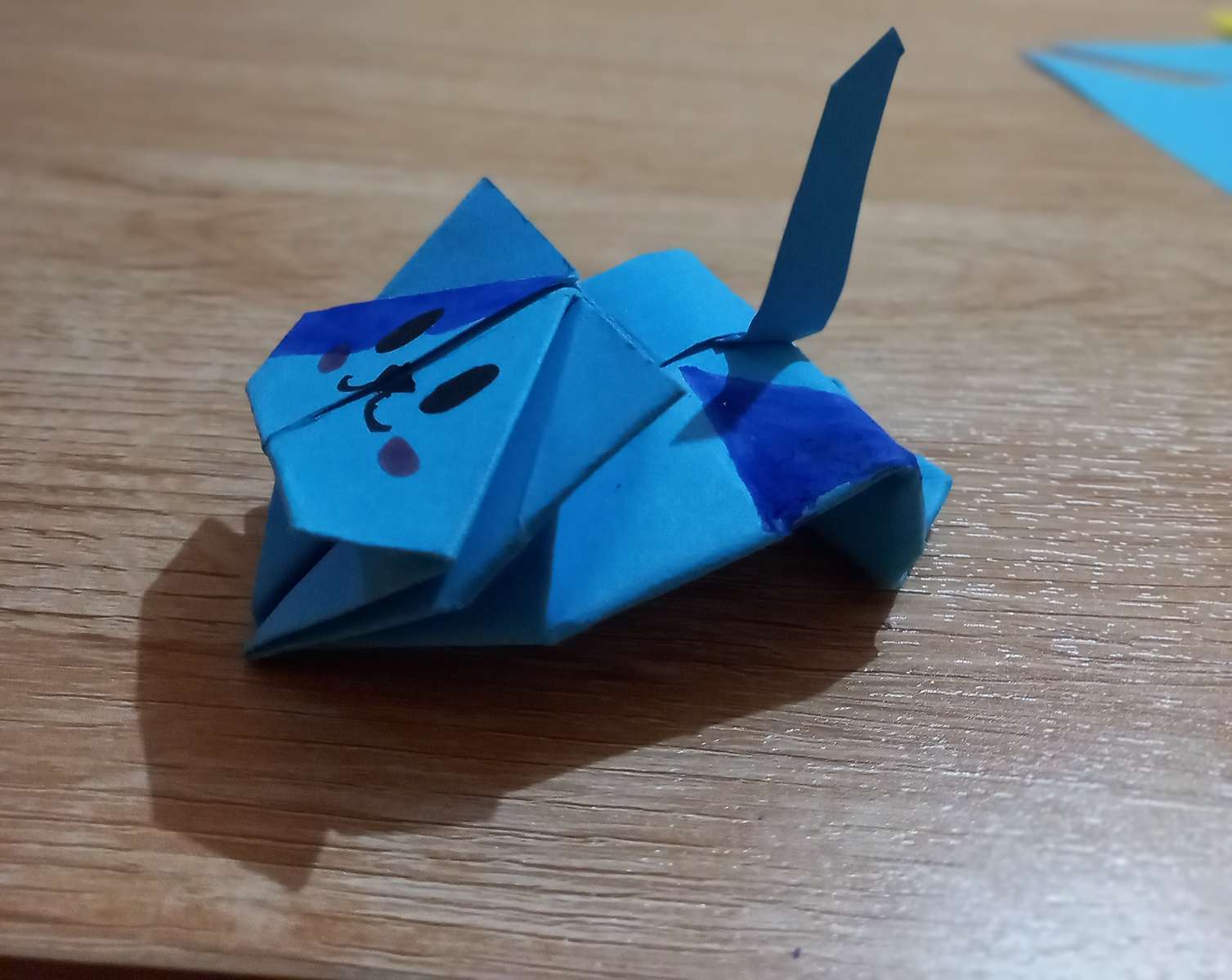 Gato origami puzzle online ze zdjęcia