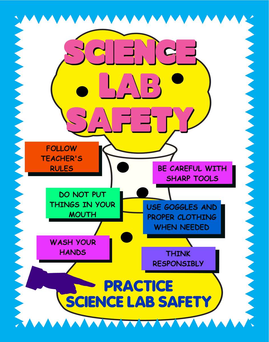 Bezpieczeństwo laboratorium puzzle online