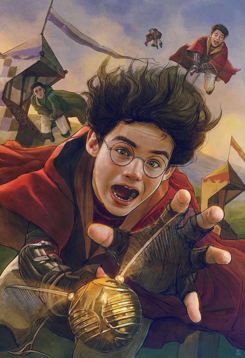Harry Potter i jego boccino d'oro puzzle online ze zdjęcia