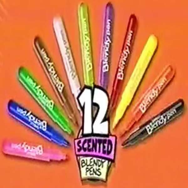 Dwanaście zapachowych długopisów Blendy puzzle online ze zdjęcia