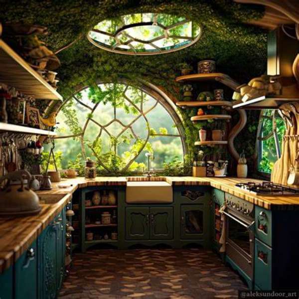 Kuchnia w Leśnym Domku puzzle online