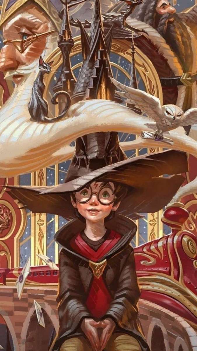 Ceremonia sortowania Harry'ego Pottera puzzle online ze zdjęcia