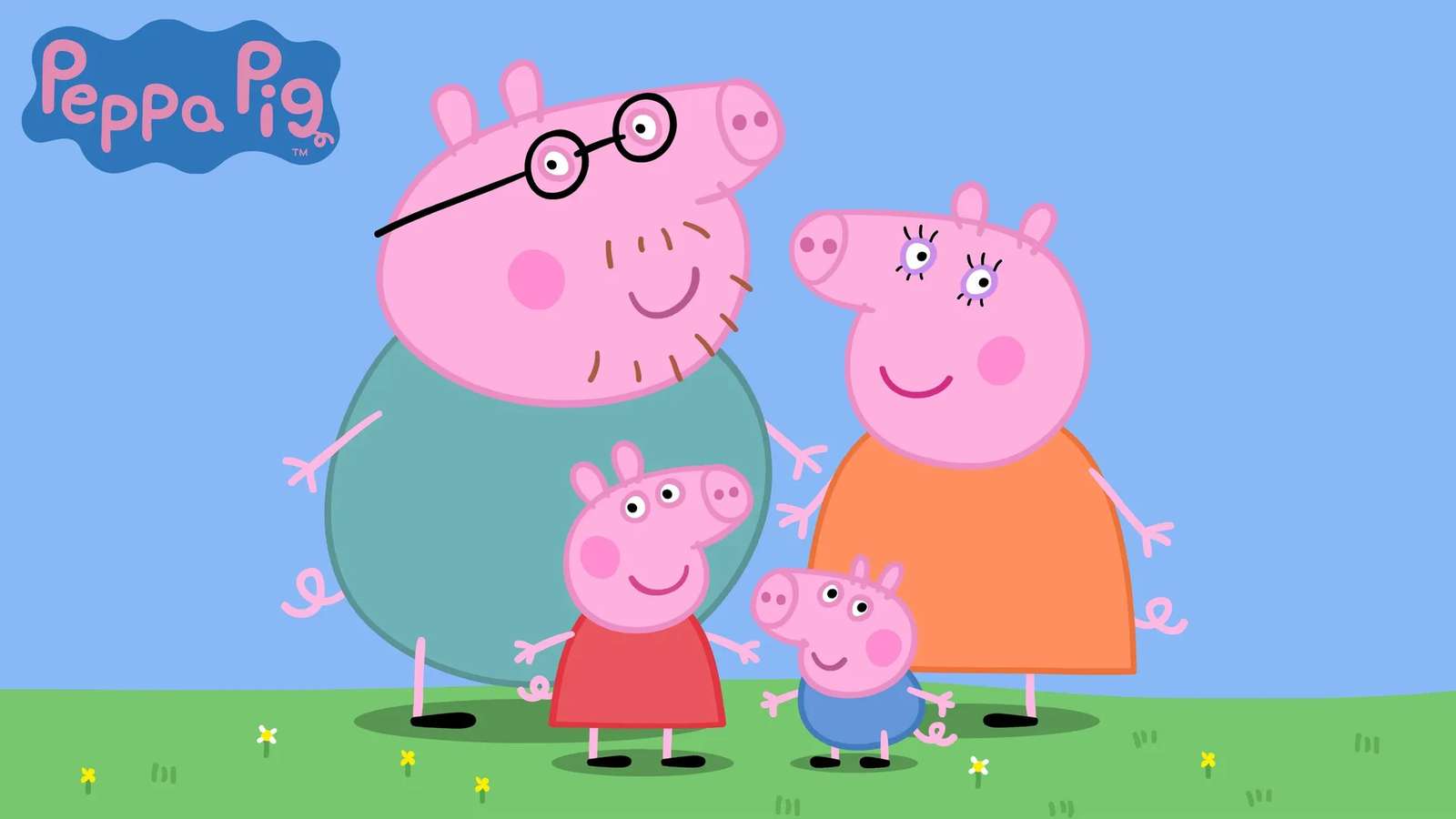 świnka Peppa puzzle online ze zdjęcia