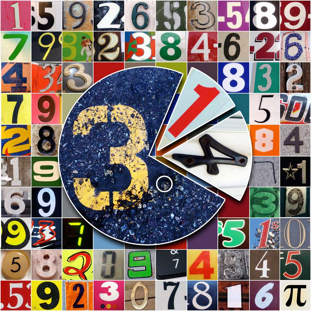 liczba pi na dzień pi puzzle online ze zdjęcia