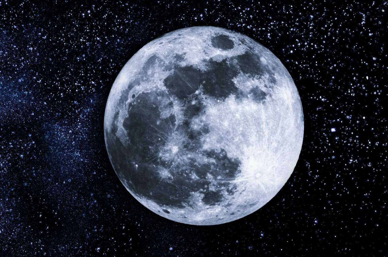 Księżyc jest niebieski puzzle online ze zdjęcia