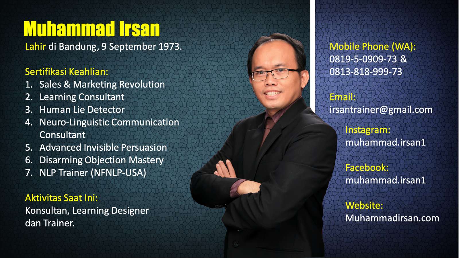 Biodata Irsan puzzle online