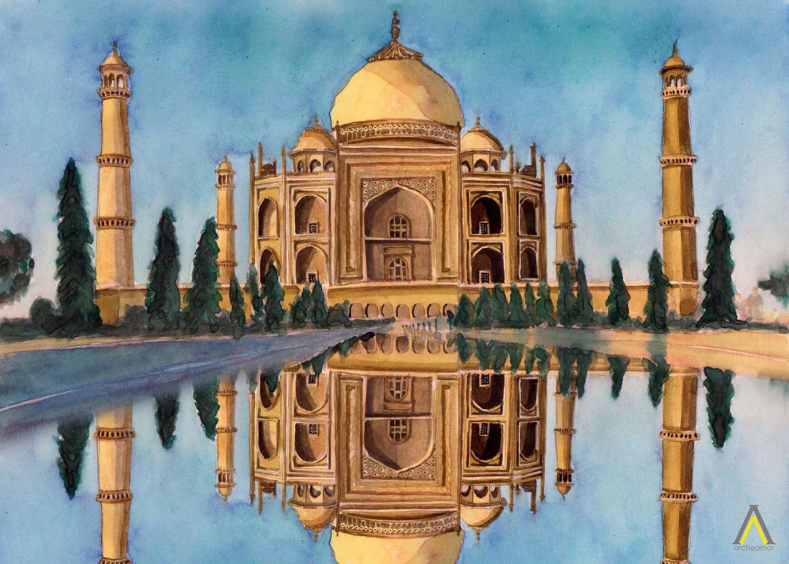 Taj Mahal puzzle online