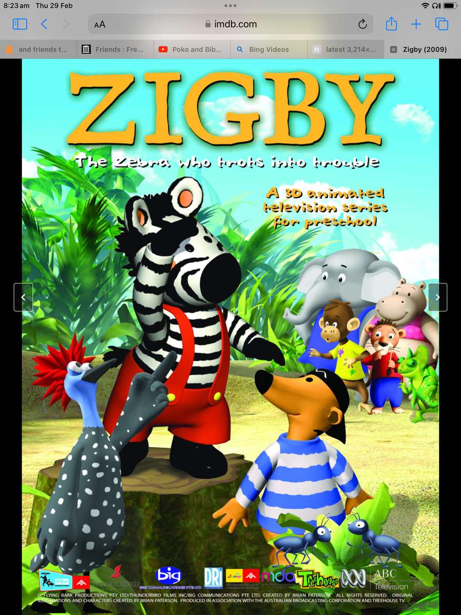 Zigby I przyjaciele puzzle online