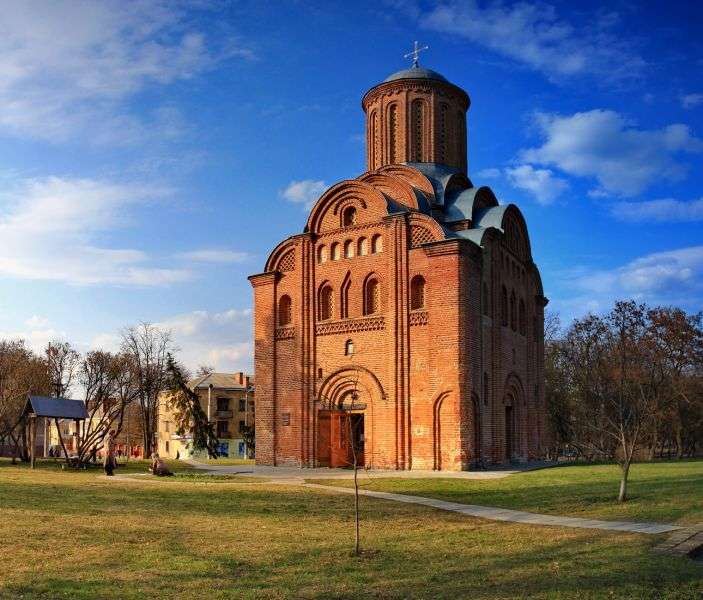 Kościół w Czernihowie puzzle online ze zdjęcia