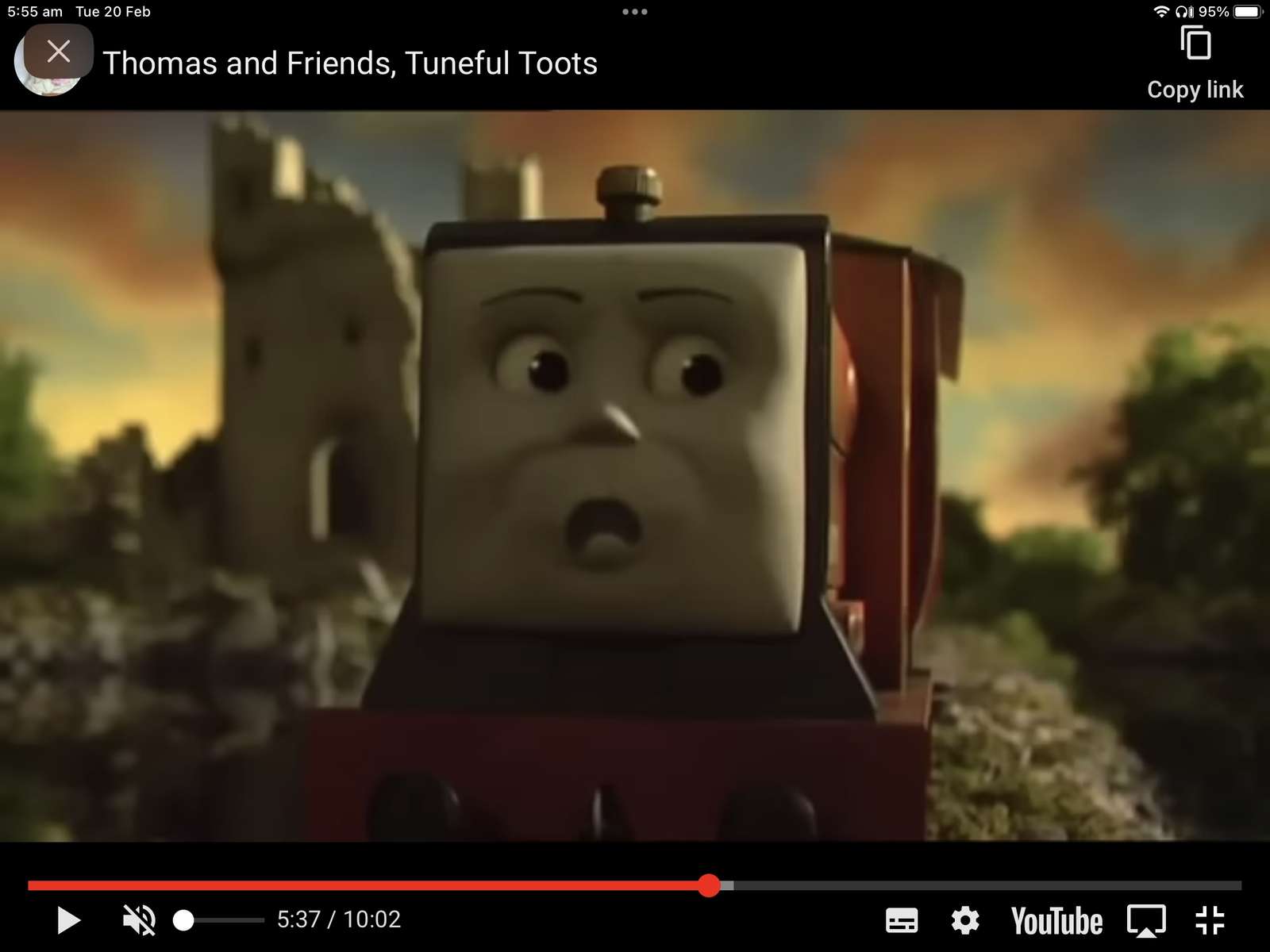 Thomas i przyjaciele, melodyjne toots puzzle online