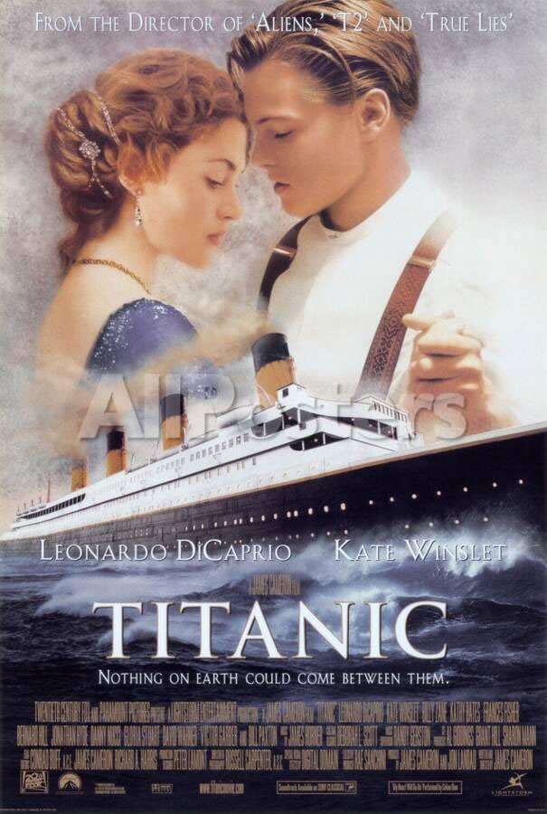 Plakat filmu Titanic puzzle online ze zdjęcia