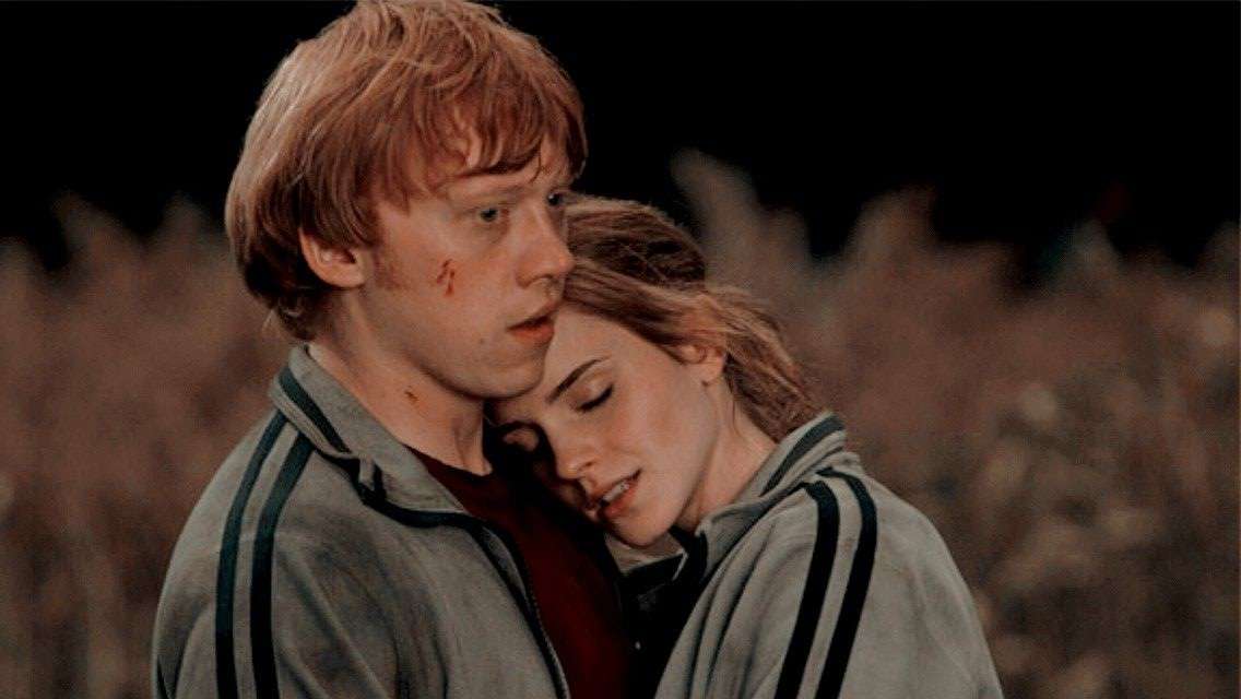 Ron and Hermione puzzle online ze zdjęcia