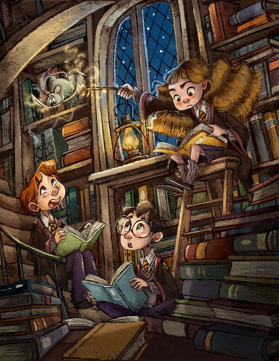 Prace fanów Harry'ego Pottera puzzle online ze zdjęcia