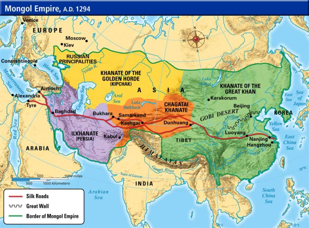 Imperium mongolskie puzzle online