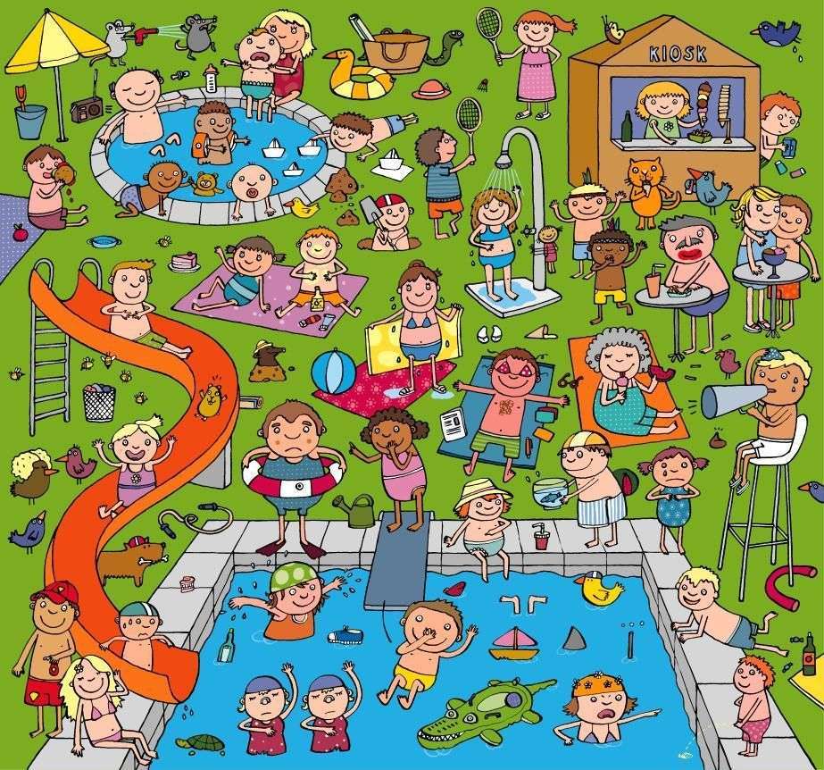 Impreza w basenie! puzzle online