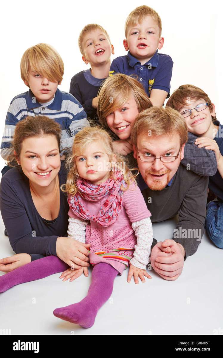 Fenomenalna Rodzina puzzle online ze zdjęcia