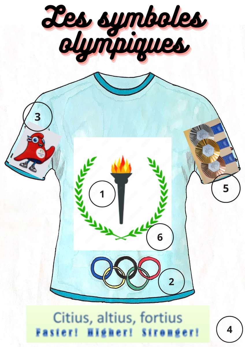 Les symboles olympiques puzzle online ze zdjęcia