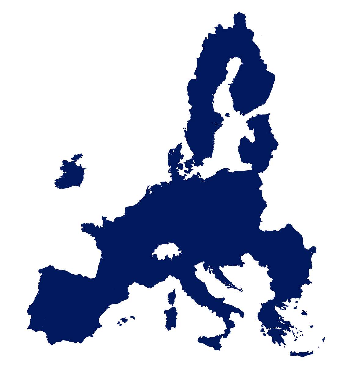 mapa europy puzzle online ze zdjęcia