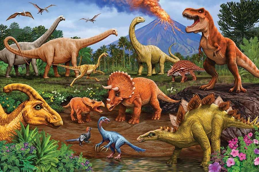Czas dinozaurów puzzle online ze zdjęcia