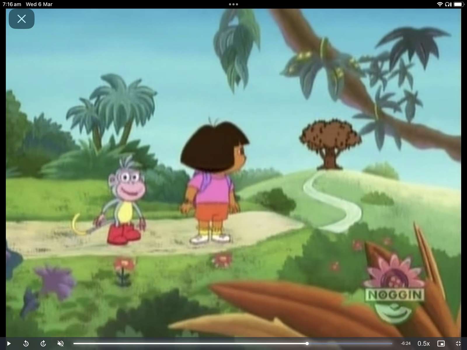 Dora odkrywca drzewa czekoladowego puzzle online