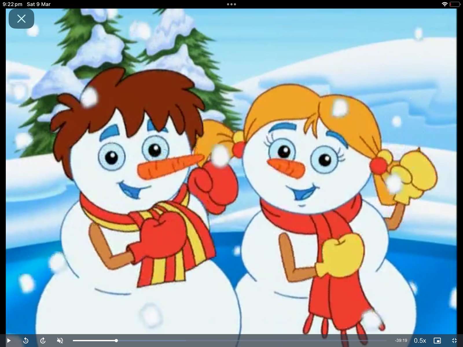 Dora odkrywca Dora ratuje śnieżną księżniczkę puzzle online