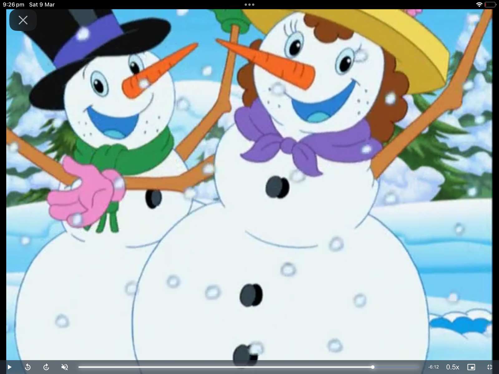 Dora odkrywca Dora ratuje śnieżną księżniczkę puzzle online ze zdjęcia