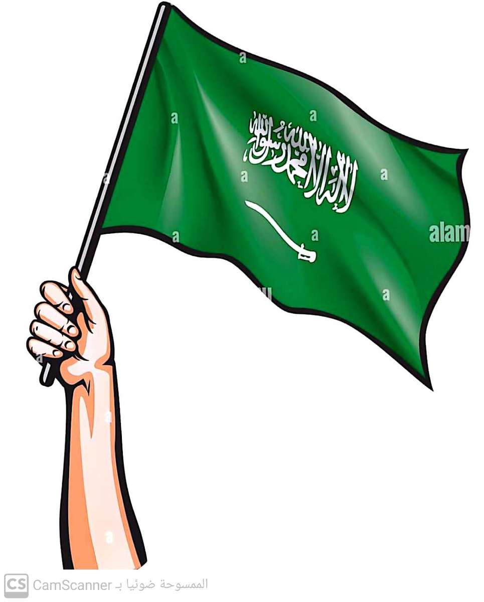 Flaga Arabii Saudyjskiej puzzle online ze zdjęcia