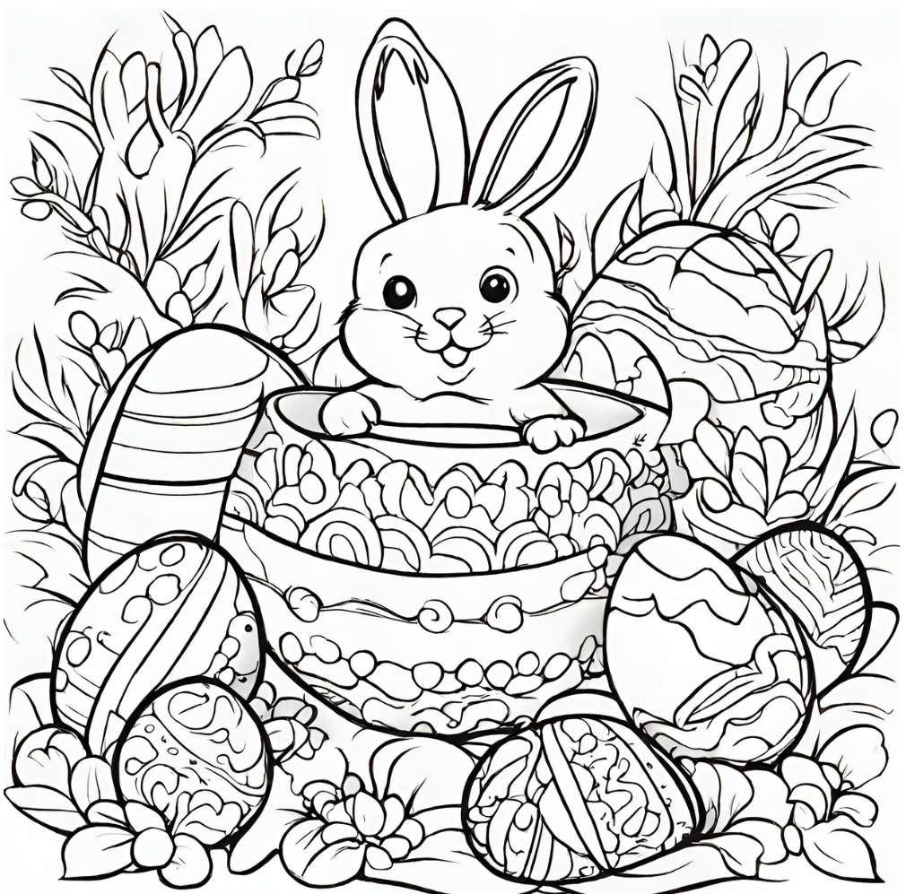 Easter bunny puzzle online