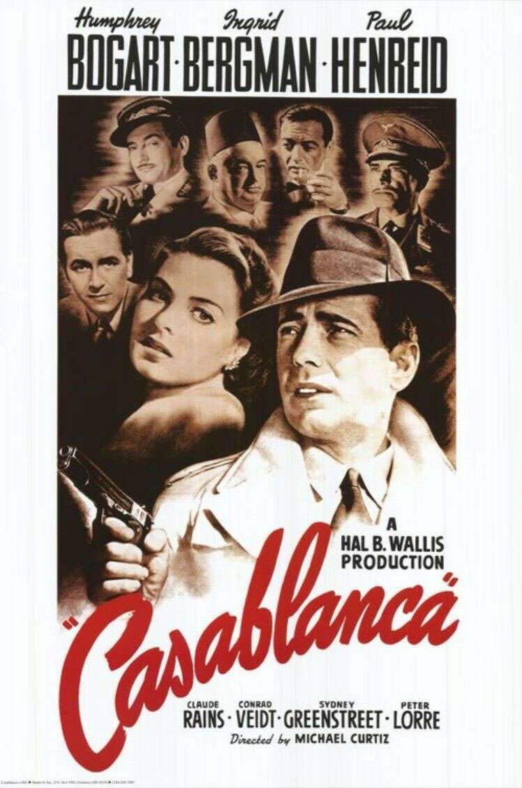 Plakat filmowy „Casablanca”. puzzle online