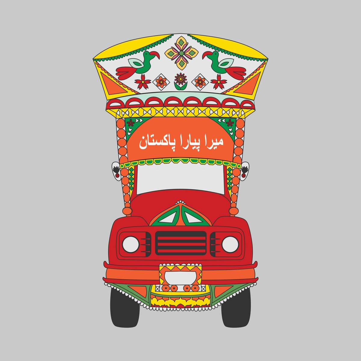ciężarówka w Pakistanie puzzle online ze zdjęcia