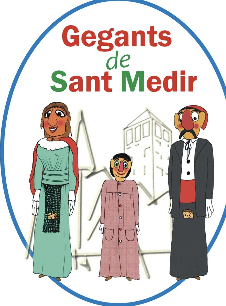 Giganci z Sant Medir puzzle online ze zdjęcia