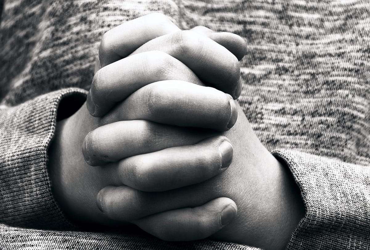 Ręce modlitewne puzzle online ze zdjęcia