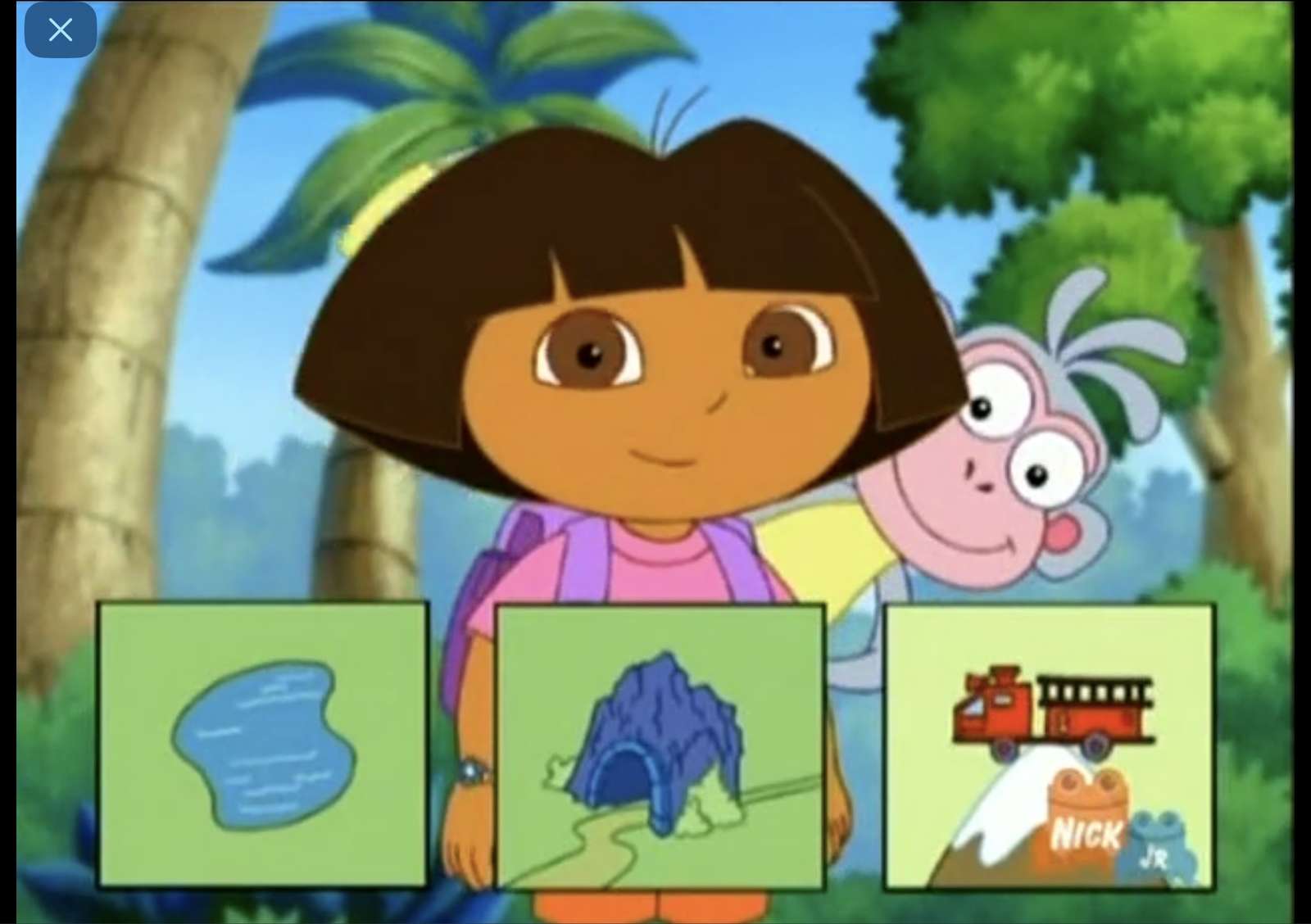 Dora odkrywca Rapido Tico puzzle online