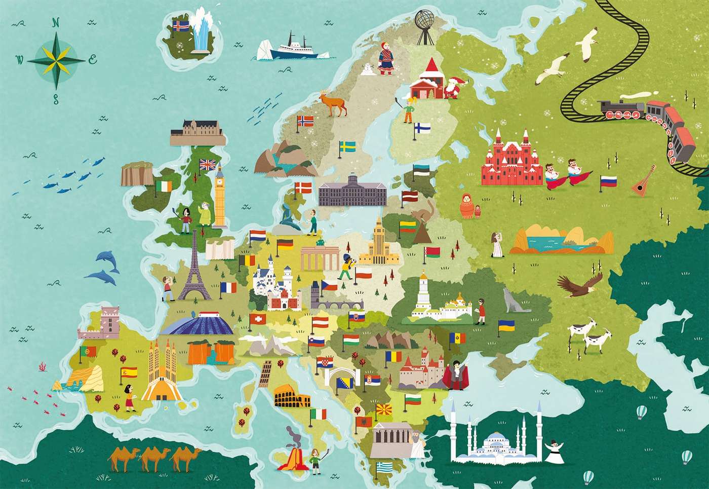 BUDOWLE EUROPY puzzle online