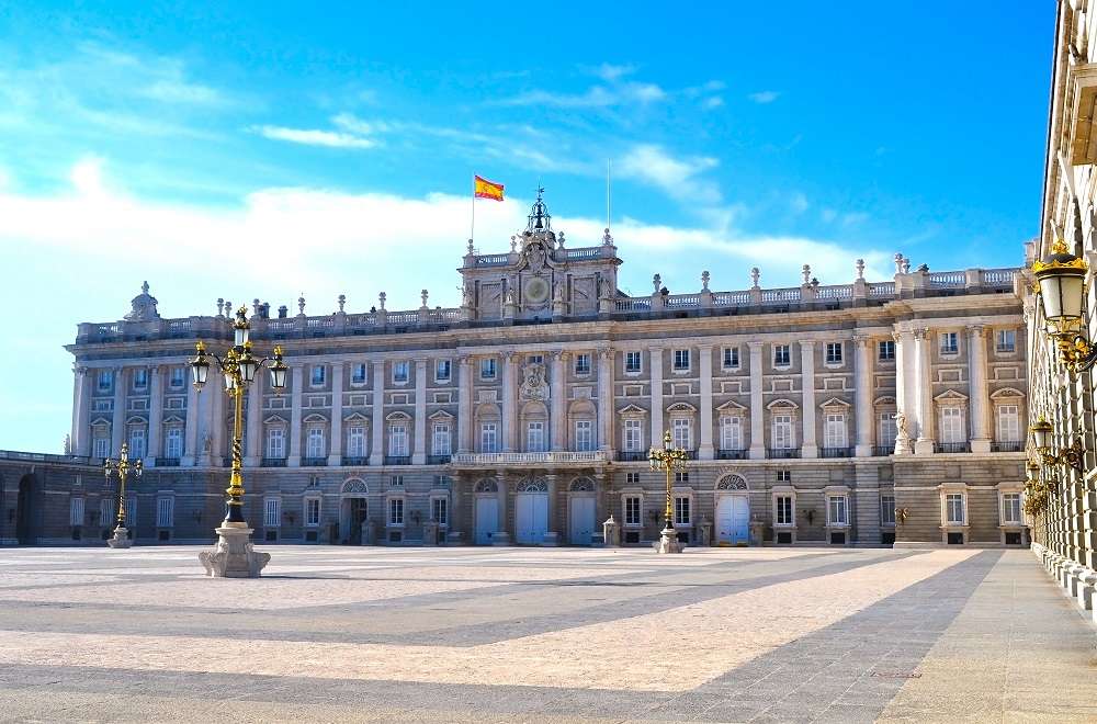 Pałac Królewski w Madrycie puzzle online ze zdjęcia