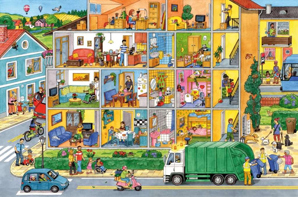 Życie mieszkania puzzle online