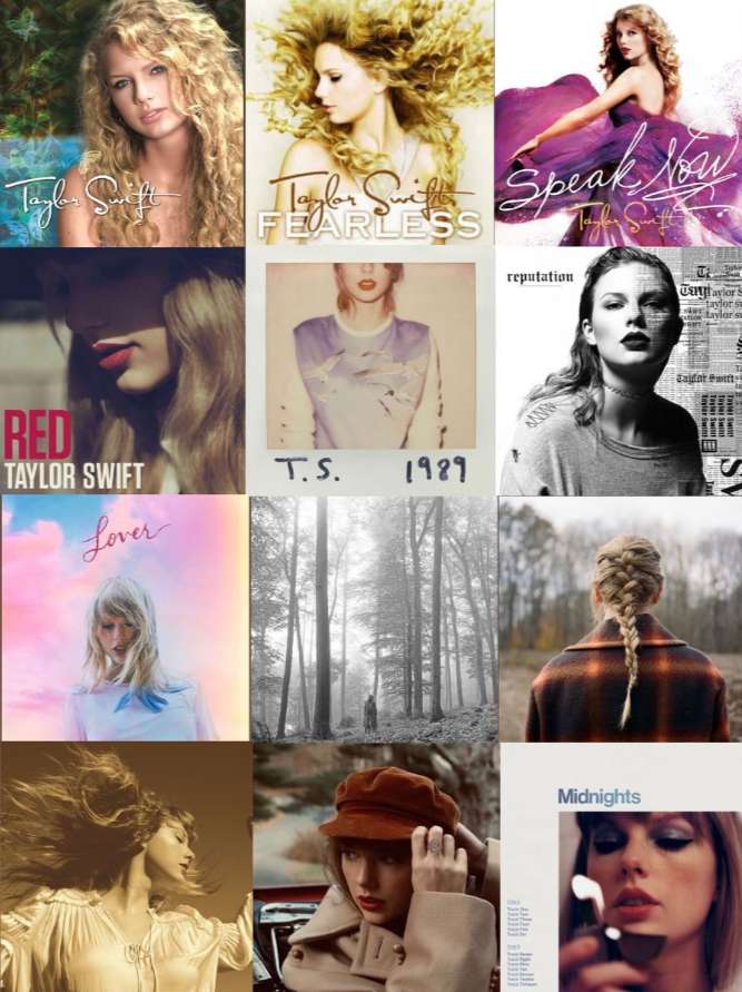 albumy Taylor Swift puzzle online