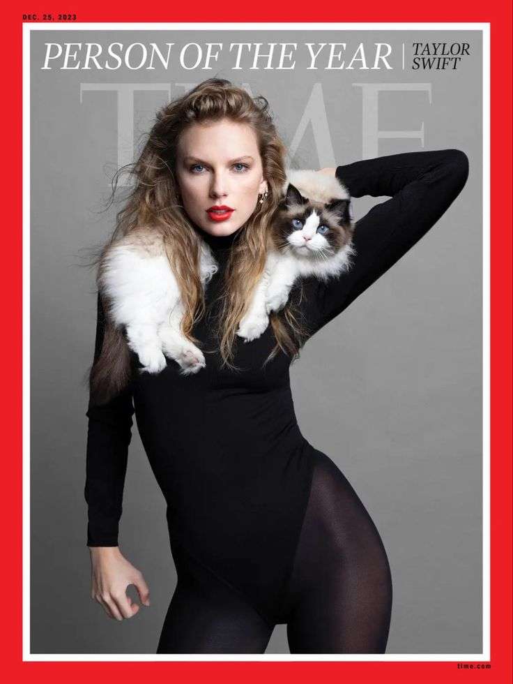 Osoba Roku magazynu Taylor Swift Time puzzle online