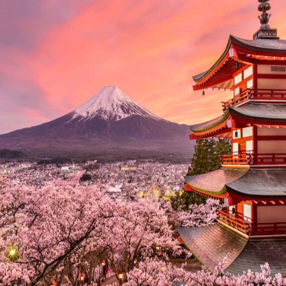 Góra Fuji w Japonii puzzle online