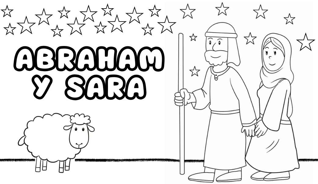 Abrahama i Sarę puzzle online ze zdjęcia