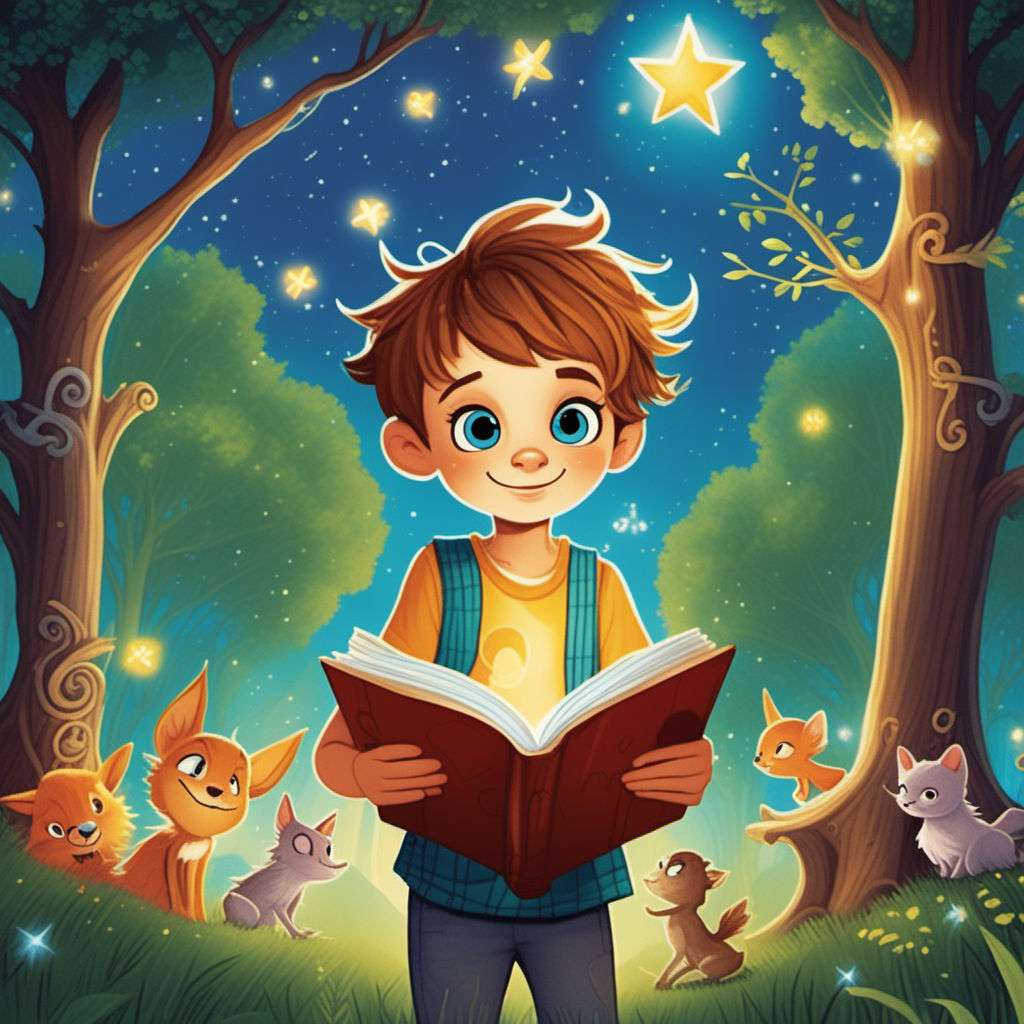 Chłopiec w dżungli z książką puzzle online ze zdjęcia