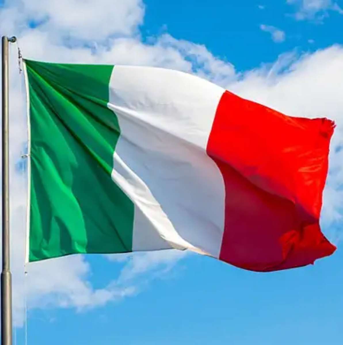 Bandery Włochy puzzle online ze zdjęcia