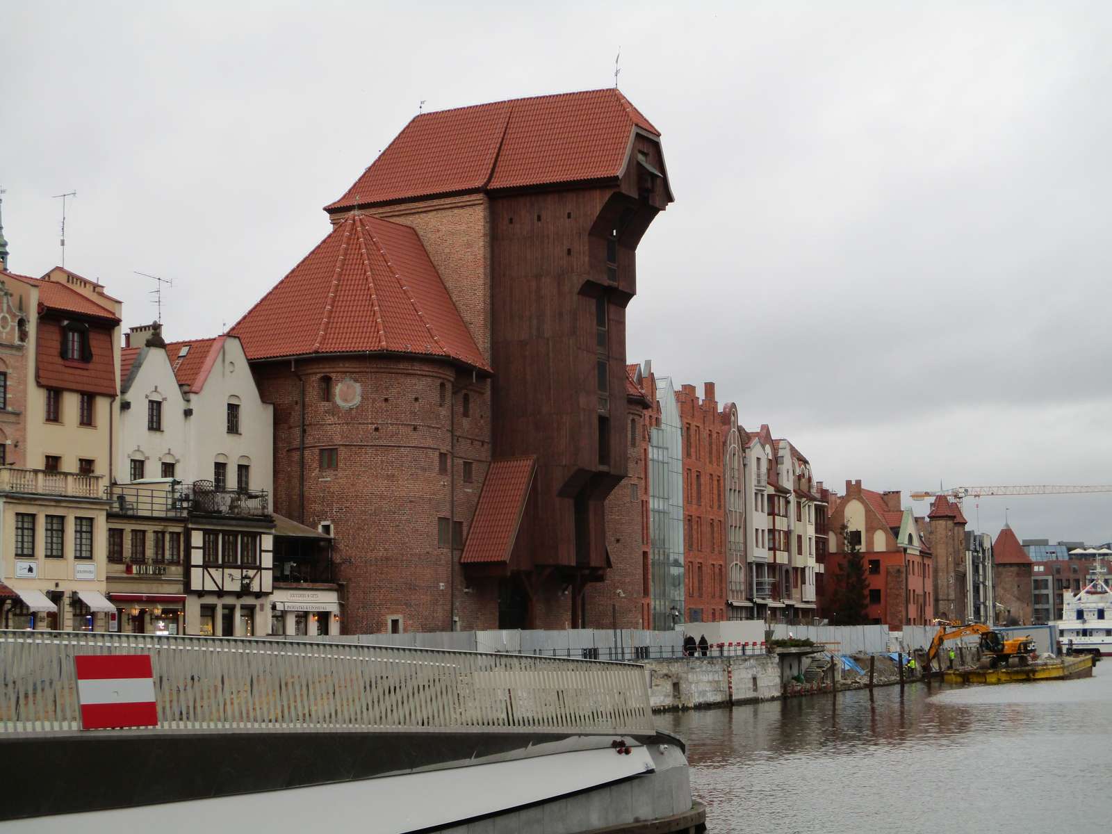 żuraw gdańsk puzzle online ze zdjęcia